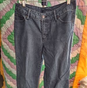 (584) Basic Editions, Blue Jeans, size 4,